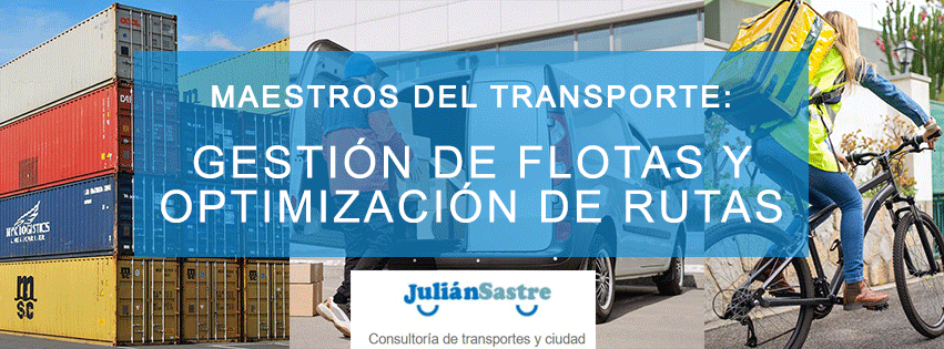 Contenedores furgoneta de reparto y persona repartiendo