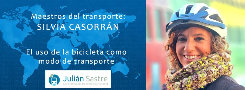Silvia Casorrán y Julián Sastre conversan sobre el uso de la bicicleta como modo de transporte sostenible en la serie Maestros del Transporte